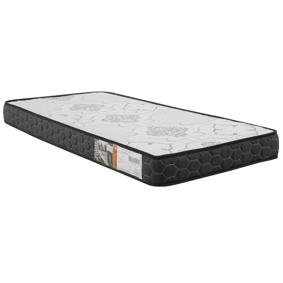 Colchão Solteiro D33 100% Espuma 188x88x12cm Coala Black Firme Selo Inmetro em Oferta na Shopee
