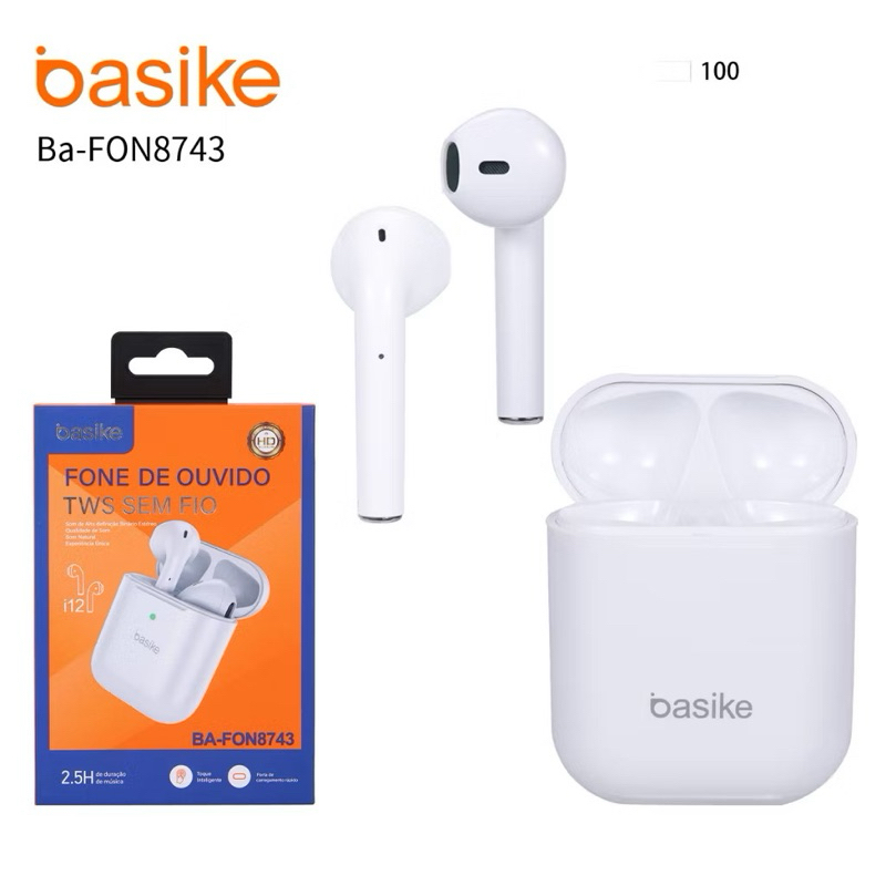 Fone de Ouvido Bluetooth 5.3 TWS Original – Som Premium e Conexão Estável - Android - Iphone em Oferta na Shopee