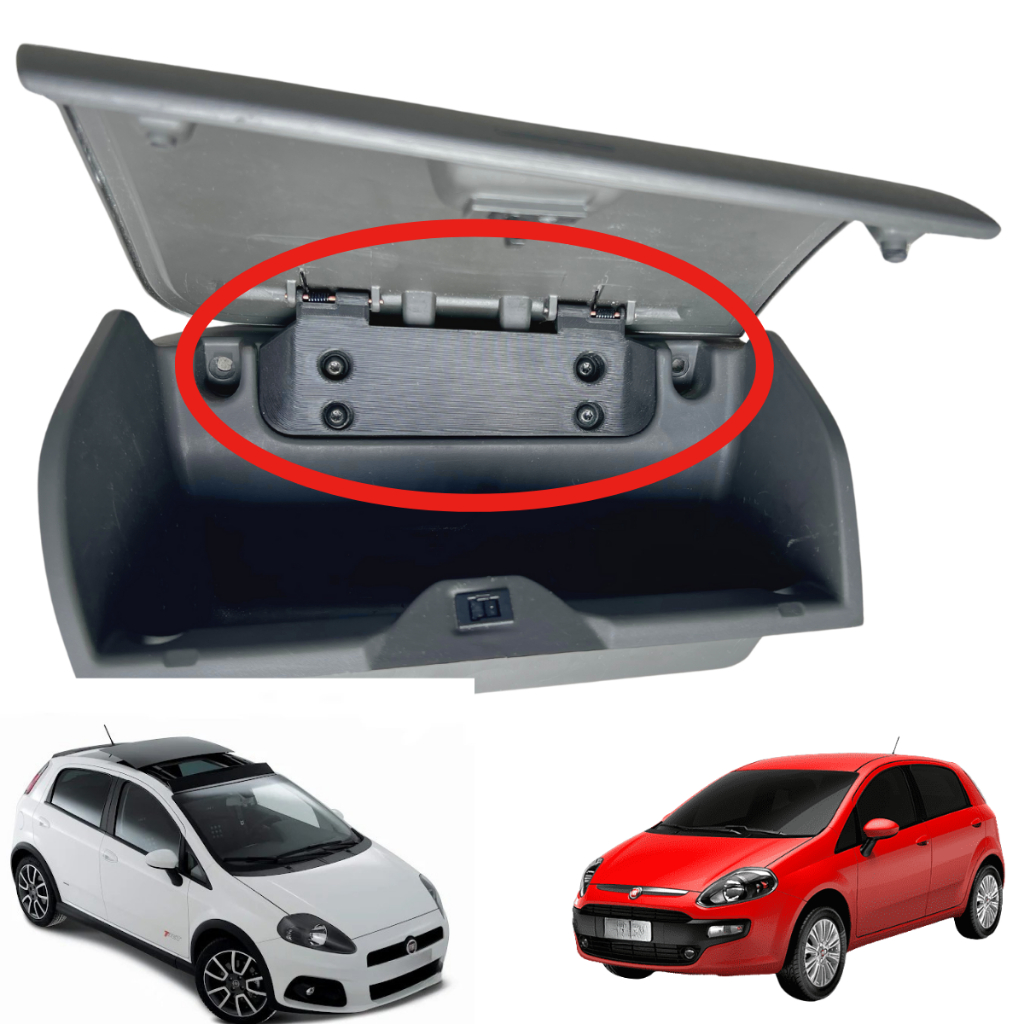 Dobradiça +molas +pinos Porta-luvas Superior Do Fiat Punto em Oferta na Shopee