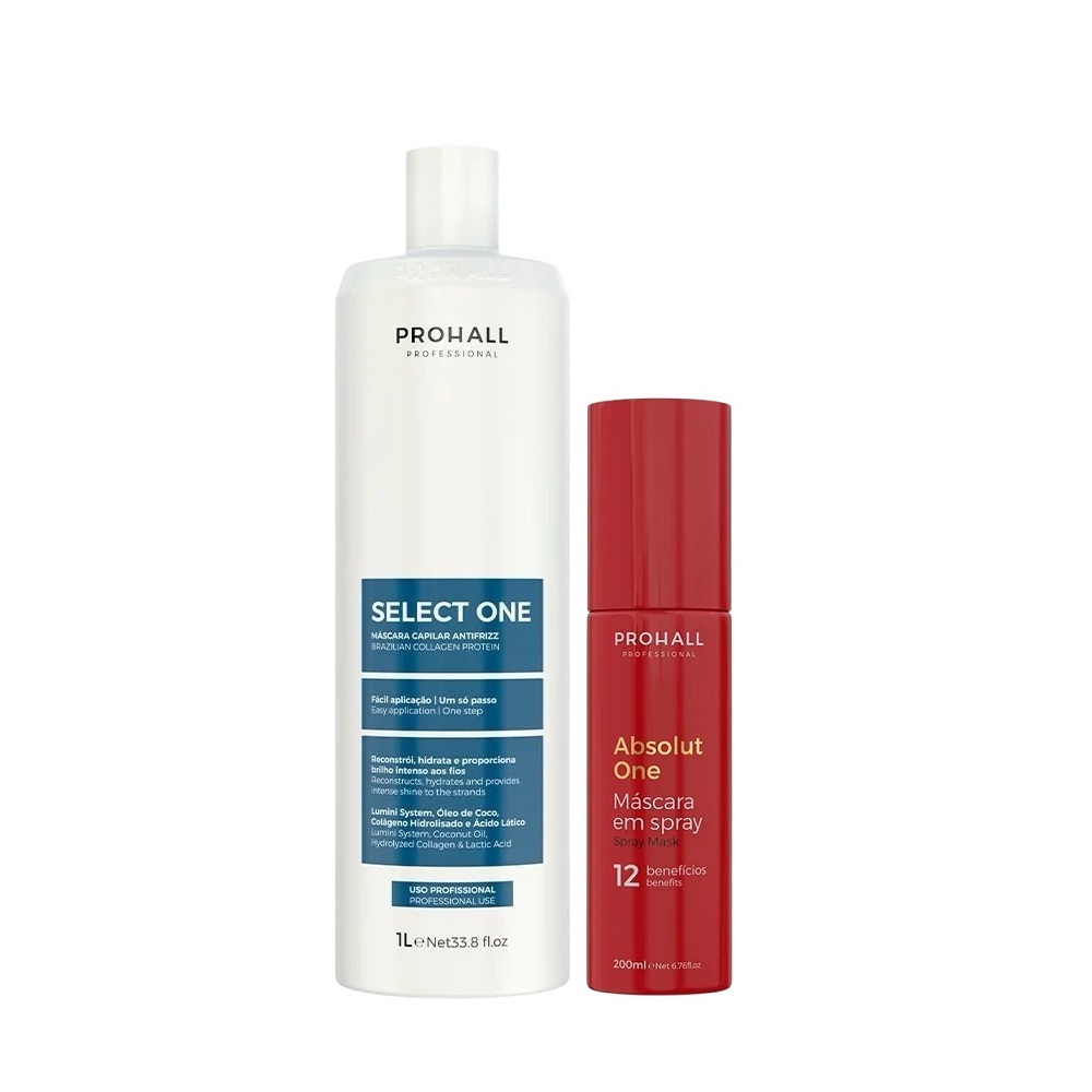 Prohall Spray 200 Ml + Prohall Progressiva 1 Litro Select One