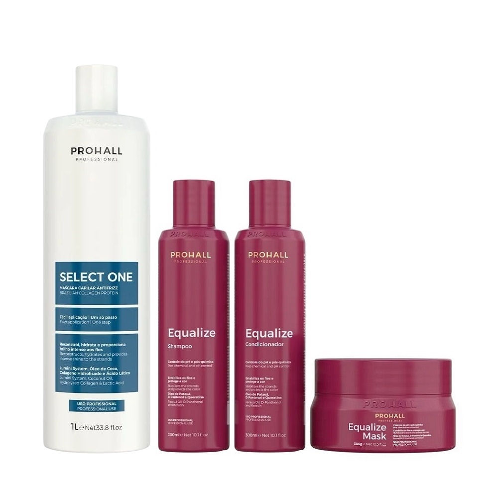 Progressiva Select One 1l+ Kit Reconstrutor Equalize Prohall
