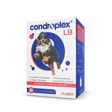 Suplemento Condroplex LB 120g Avert c/ 60 Comprimidos