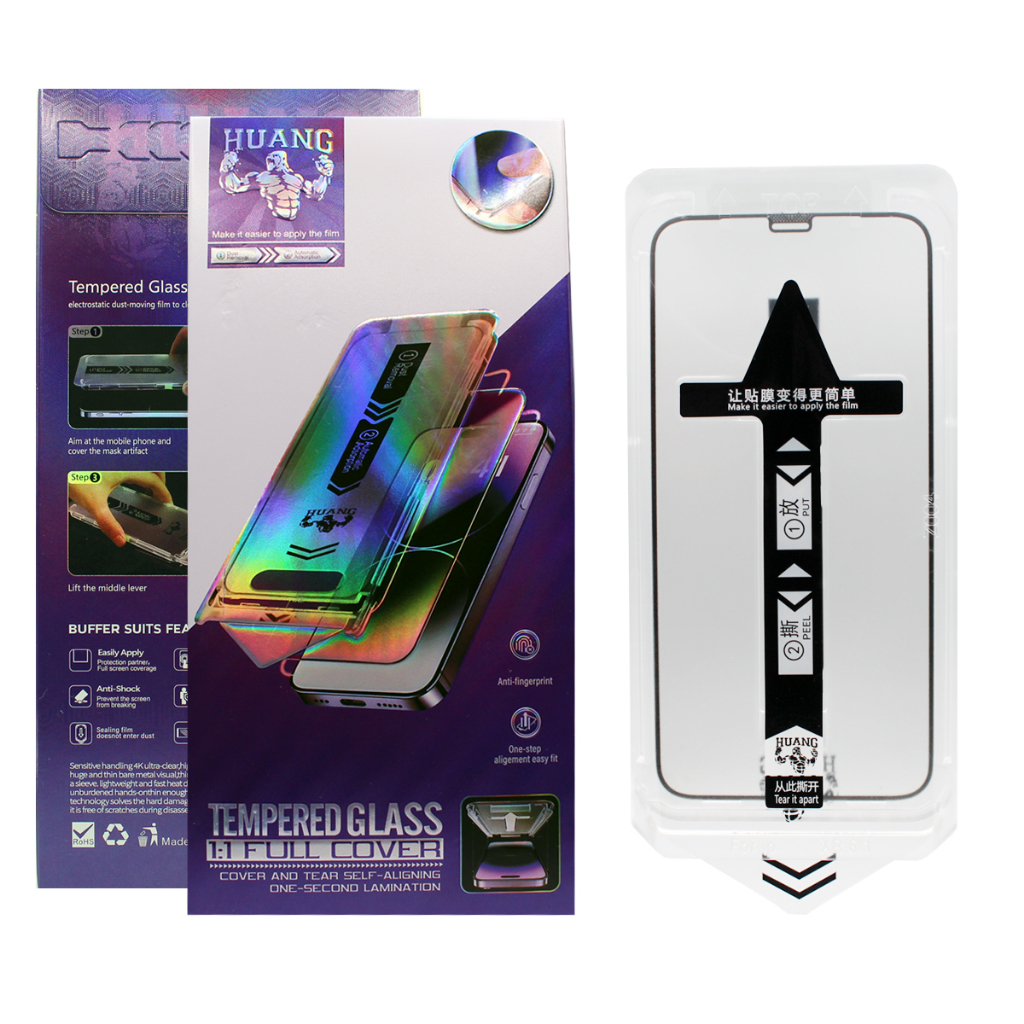 Película para iPhone com Aplicador Full Cover Classica HD em Oferta na Shopee