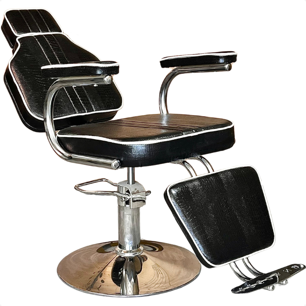 Cadeira De Barbeiro Reclinavel Cabeleleiro Barbearia Salão De Beleza Hidráulica barbearia.