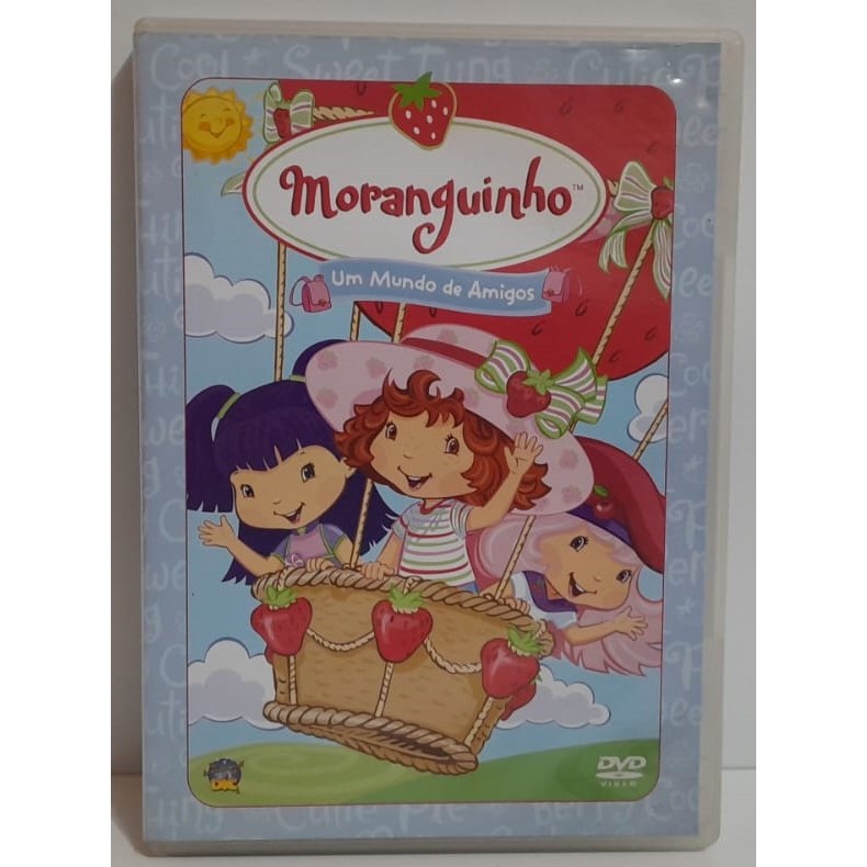 DVD Original do Filme Infantil Moranguinho - Um Mundo de Amigos - Warner Bros - 2007