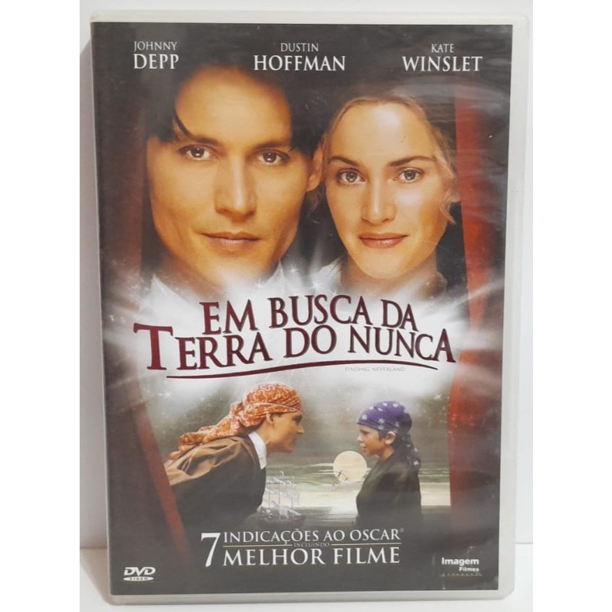 DVD Em Busca da Terra do Nunca (2004) Johnny Depp - Original Imagem Filmes