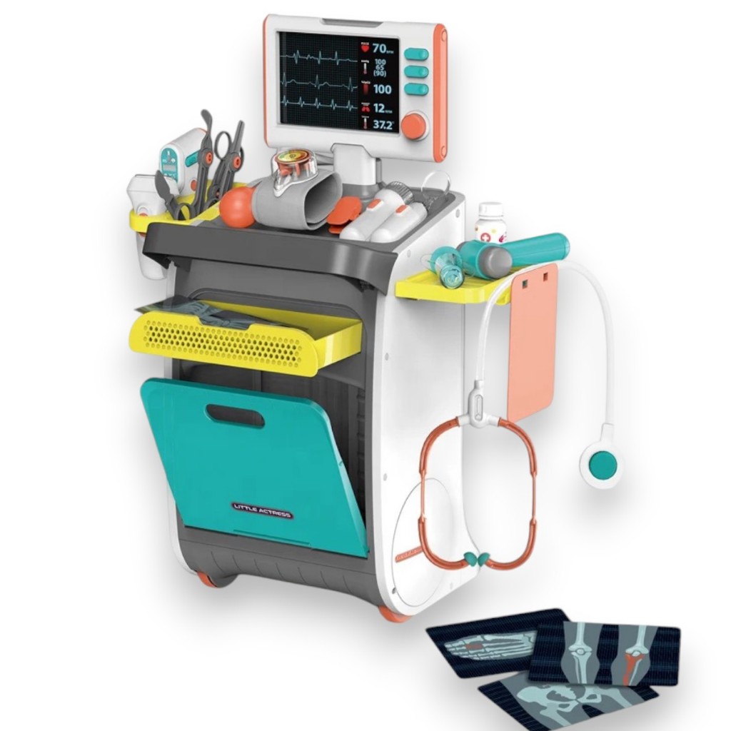 Kit Médico Infantil Brinquedo Completo Interativo Educativo Com Luz e Som Muito Legal Para...