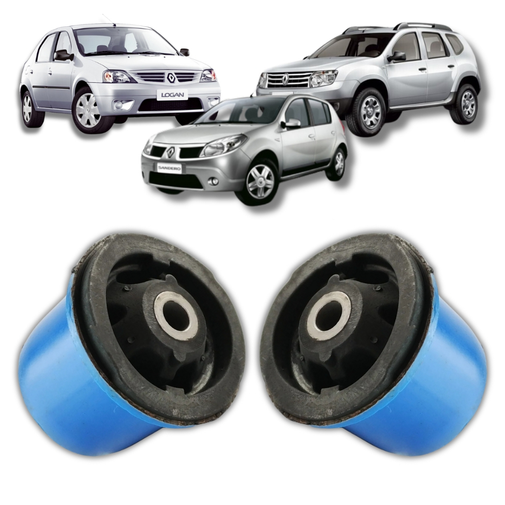 Par Bucha Do Eixo Traseiro Renault Sandero Logan Duster 07/.