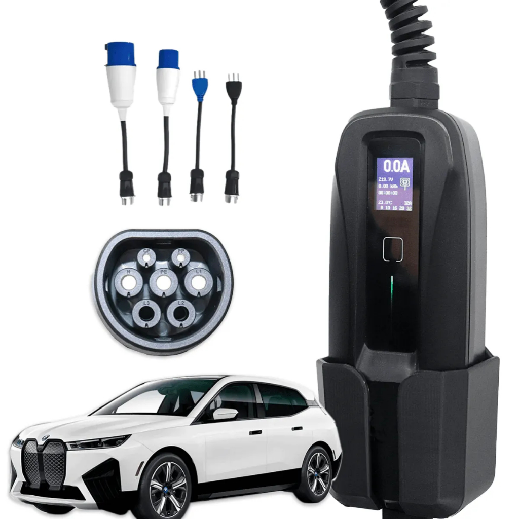 Carregador Portátil para Carro Elétrico BMW iX M60 | 7.2 kW T2 ATM Ultraflex