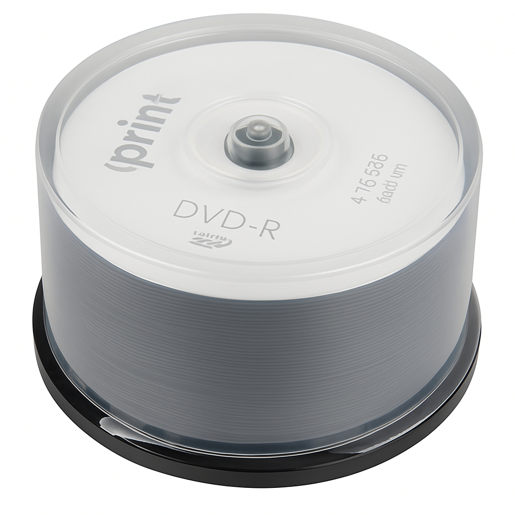 Dvd VIRGEM DVD-R DVDR Gravável (4,7gb 120min.) Maxprint Com 25 Unidades