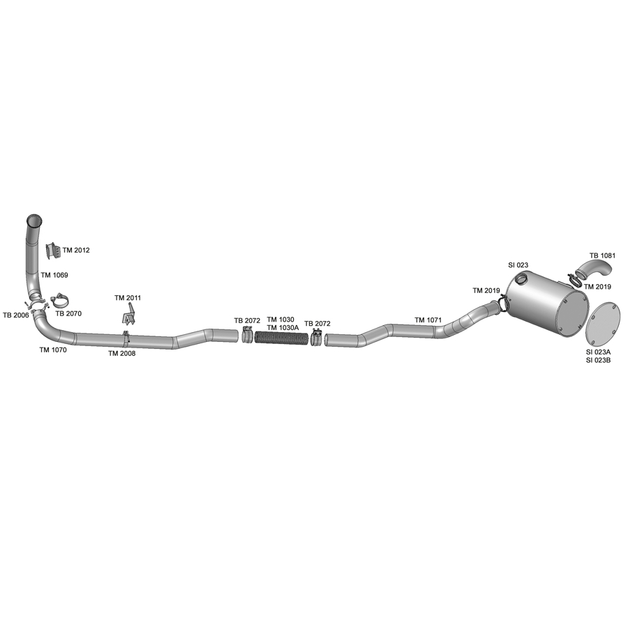 Catalisador Escapamento Volvo Edc 1996/1997 4,5 Polegadas