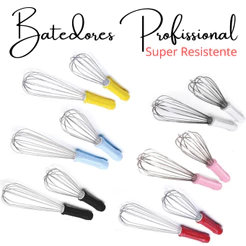 Batedor Fue Solrac Arame Inox Cabo Polietileno Injetado Resistente e Firme