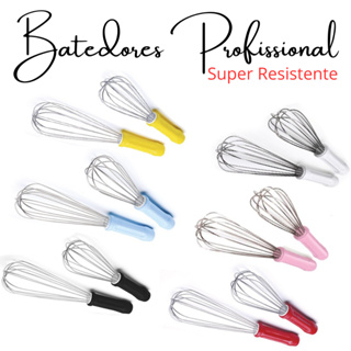 Batedor Fue Solrac Arame Inox Cabo Polietileno Injetado Resistente e Firme em Oferta na Shopee