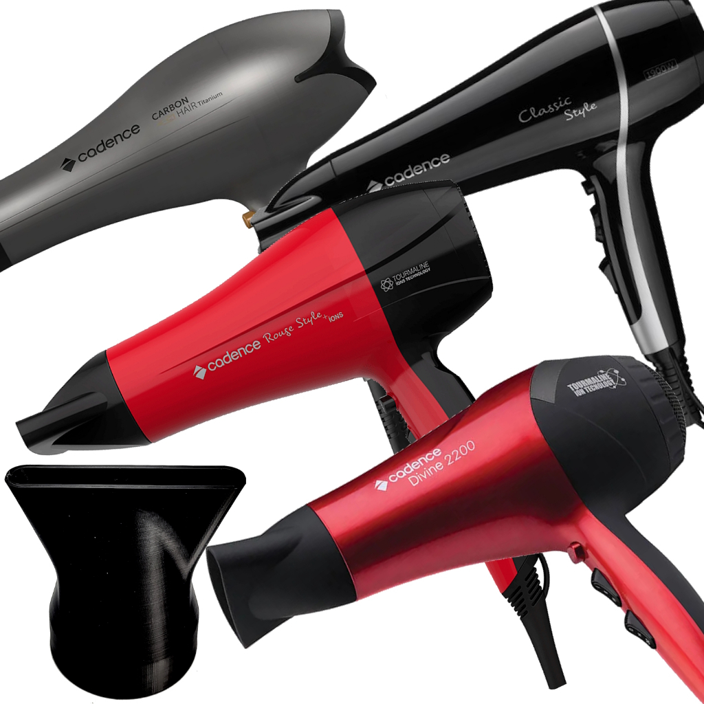 (Não Acompanha Secador) Bico Direcionador Concentrador de Ar Secador de Cabelos Cadence Divine 2200 Rouge Style