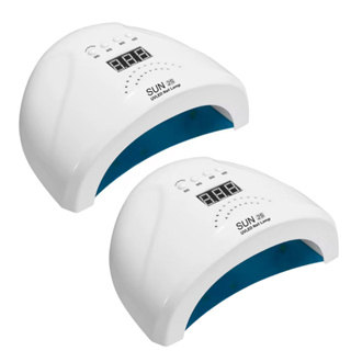 kit 2x Cabine Sun 1S UV 30 LEDs 48w Unha Gel Acrigel Secagem Rápida em Oferta na Shopee