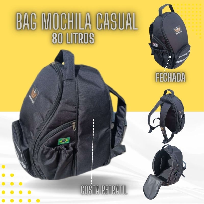 BAG CASUAL RETRATIL ( SEM CAPINHA DE CHUVA) em Oferta na Shopee