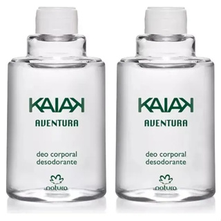 Kit 2 Refil Deo Corporal Masc Kaiak Aventura 100ml Natura em Oferta na Shopee
