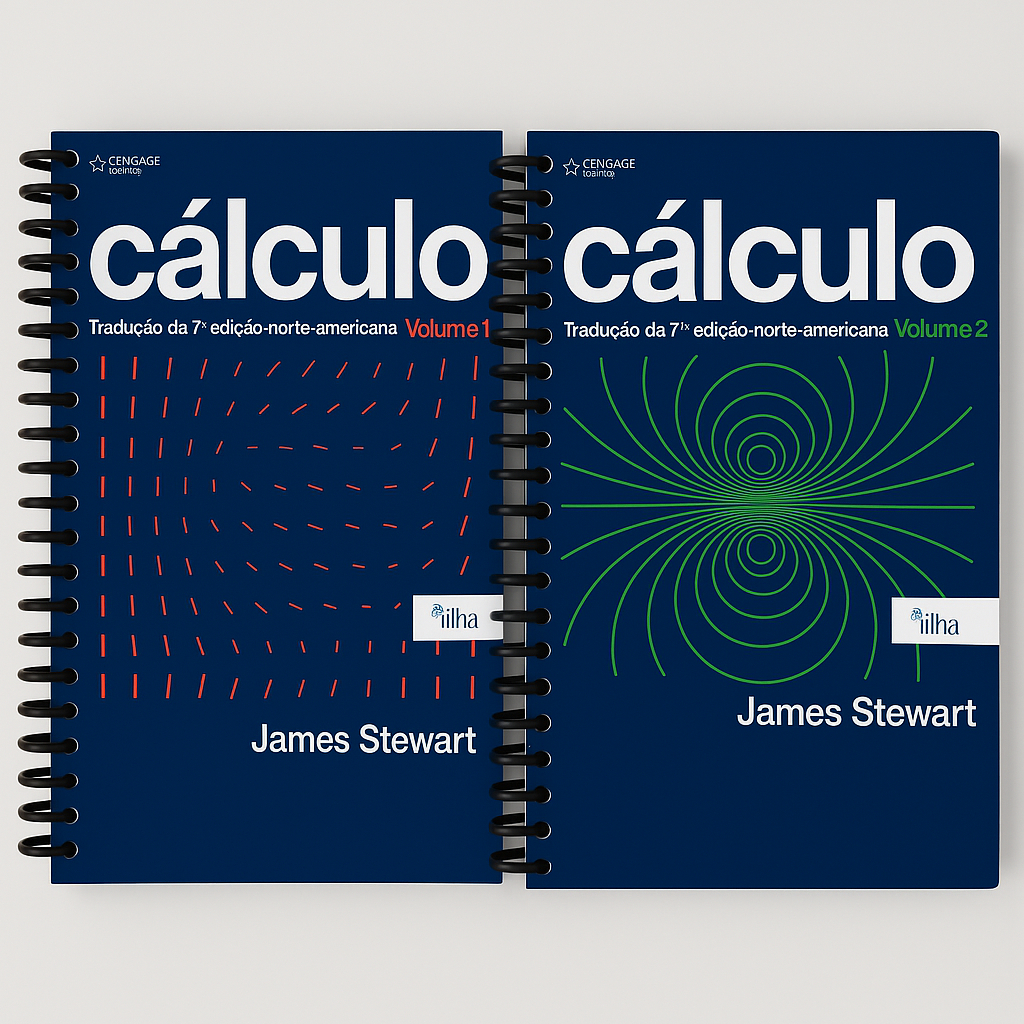 Impressão de Apostila Cálculo Volume 1 e 2, Formato A5, Colorido, Capa Colorida em Oferta na Shopee