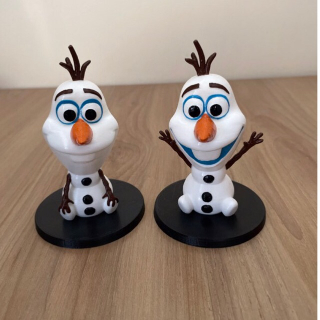 Boneco Colecionavel OLAF FROZEN Figura Decorativa Action Figure Colecionaveis Impressao 3D