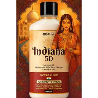 Progressiva Escova Indiana 5D | Aura Line com formol em Oferta na Shopee