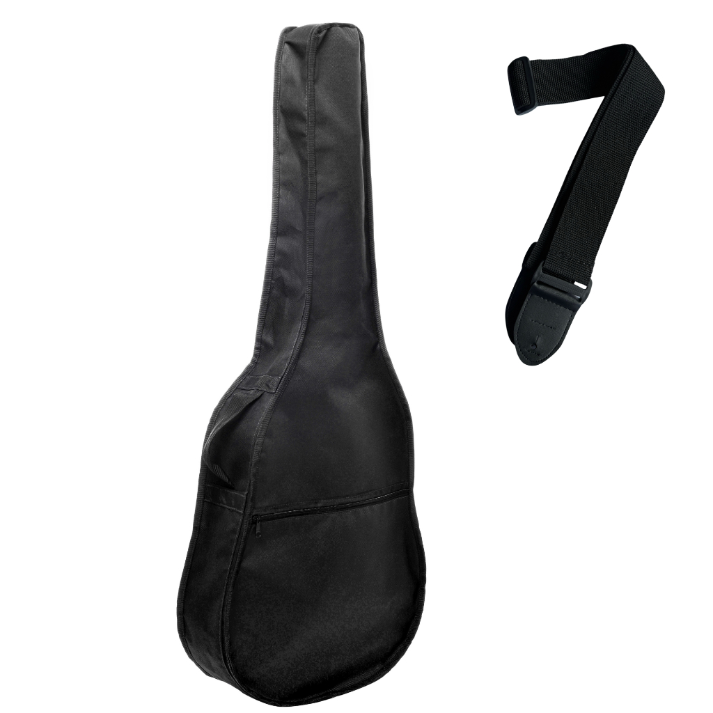Kit Correia Capa para Violão Clássico Folk Alça Dupla + Correia Standard 5cm em Oferta na Shopee