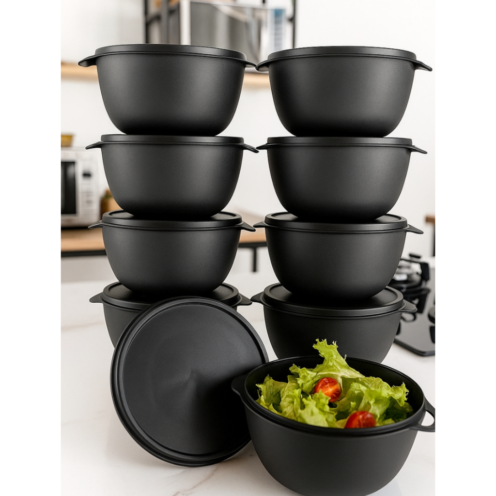 Kit Potes Plásticos 10 unidades BOWL Marmitas