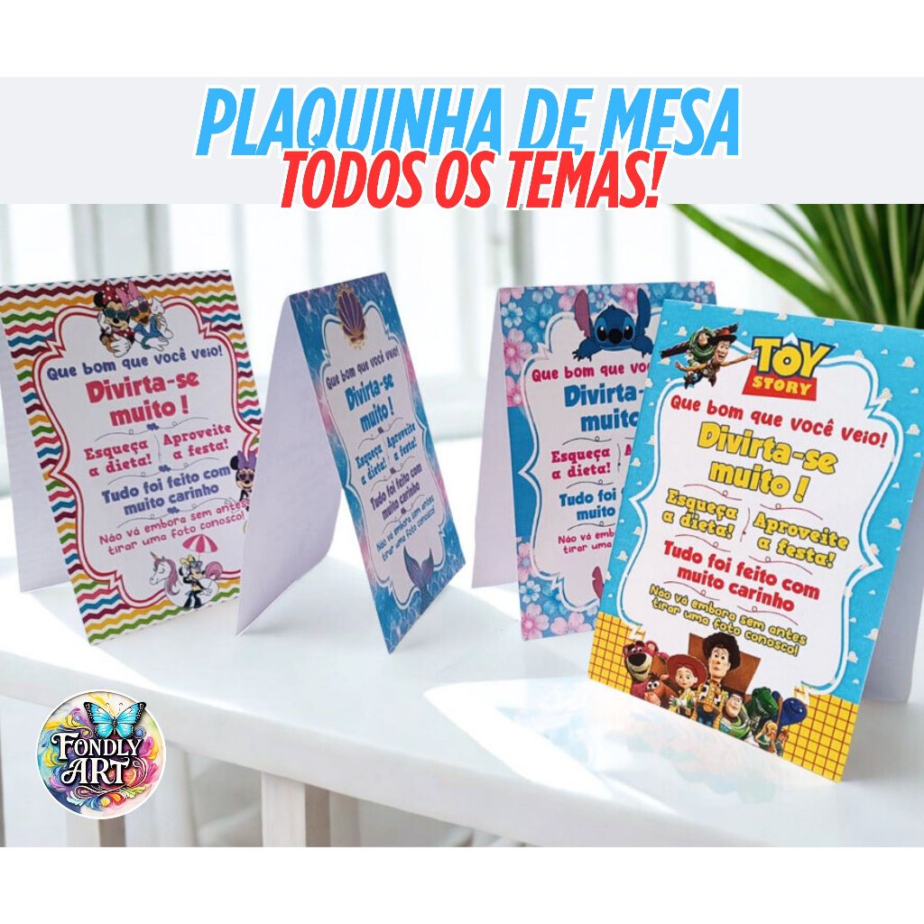 Plaquinha de agradecimento - Centro de mesa (Qualquer tema) em Oferta na Shopee