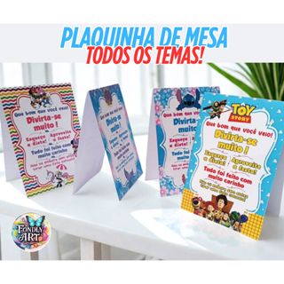 Plaquinha de agradecimento - Centro de mesa (Qualquer tema) em Oferta na Shopee