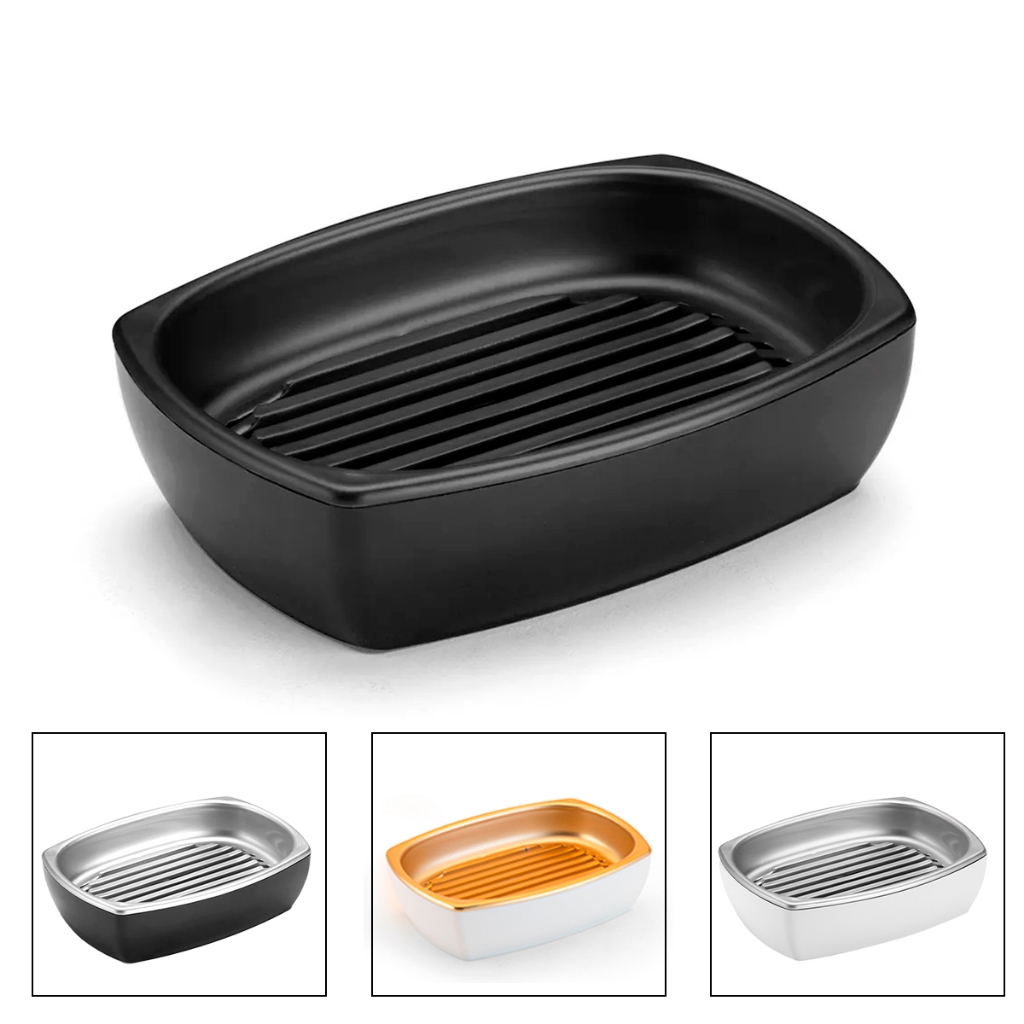 Saboneteira Porta Sabão Barra Fosco Conceito Luxo Com Base Removivel Resistente Arthi em Oferta na Shopee