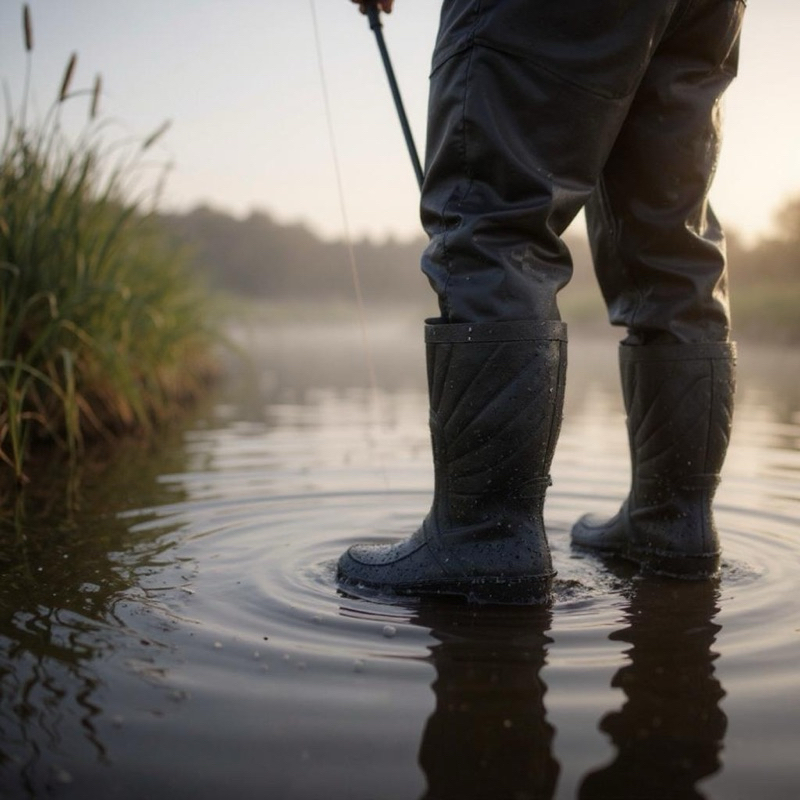 BOTA GALOCHA UNISSEX PARA PESCA IMPERMEÁVEL LANÇAMENTO REF.20