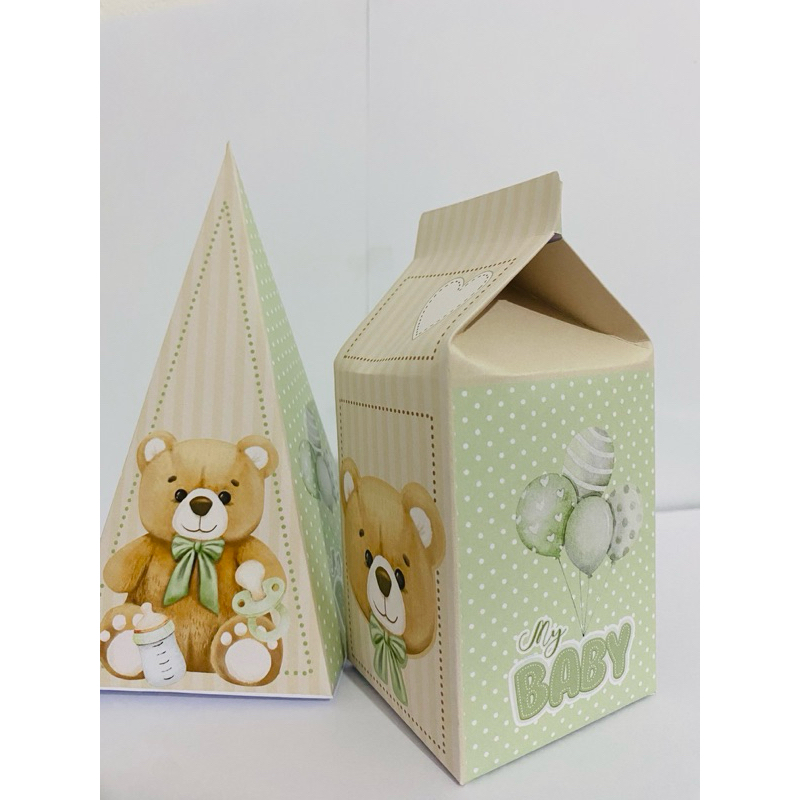 20 CAIXAS CHÁ DE BEBE VERDE | LEMBRANCINHA CHÁ DE BEBE ENVIO RÁPIDO