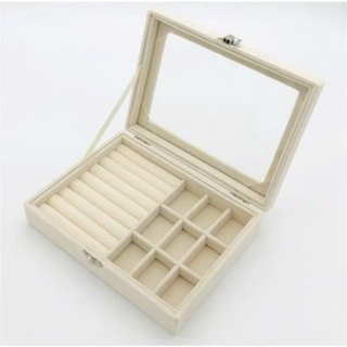 Caixa de presente transparente fosca de alta qualidade Caixas de jóias, acessórios de armazenamento em Oferta na Shopee