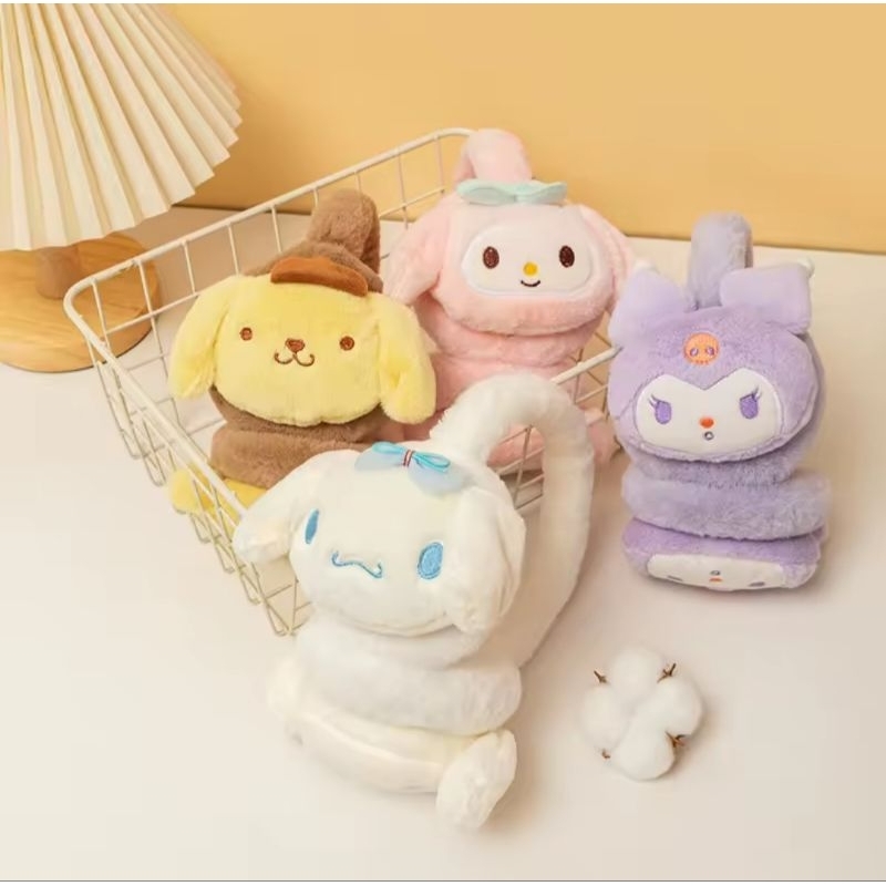 Faixa para skincare / tiara de protetor de ouvido orelha para frio “Turminha da Kitty”