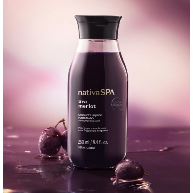 O Boticário - Nativa Spa Uva Merlot - Sabonete Líquido 250ml