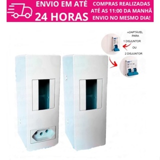 Caixa Sobrepor Reue Disjuntor COM TOMADA 20A Branco em Oferta na Shopee