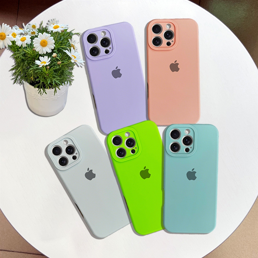Capa protetora de silicone Angel Eye para iPhone 7/8G XR 11 12 13 14 Pro Plus ProMax Capa de celular moderna e simples