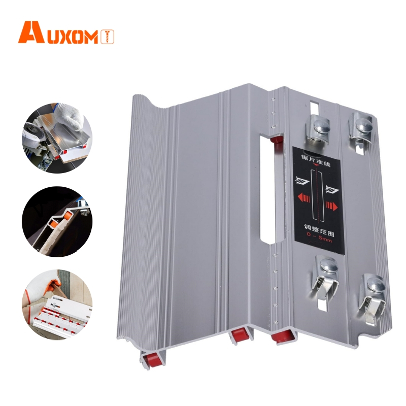 AUXOM Gabarito 45° Profissional p/ Chanfro em Porcelanato: Guia de Corte Preciso com Base em Alumínio Aeronáutico em Oferta na Shopee