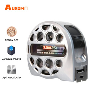 AUXOM Trena 7.5m Profissional 25mm Larga - Fita de Aço Inoxidável Anti-Enrolamento Alta Precisão em Oferta na Shopee
