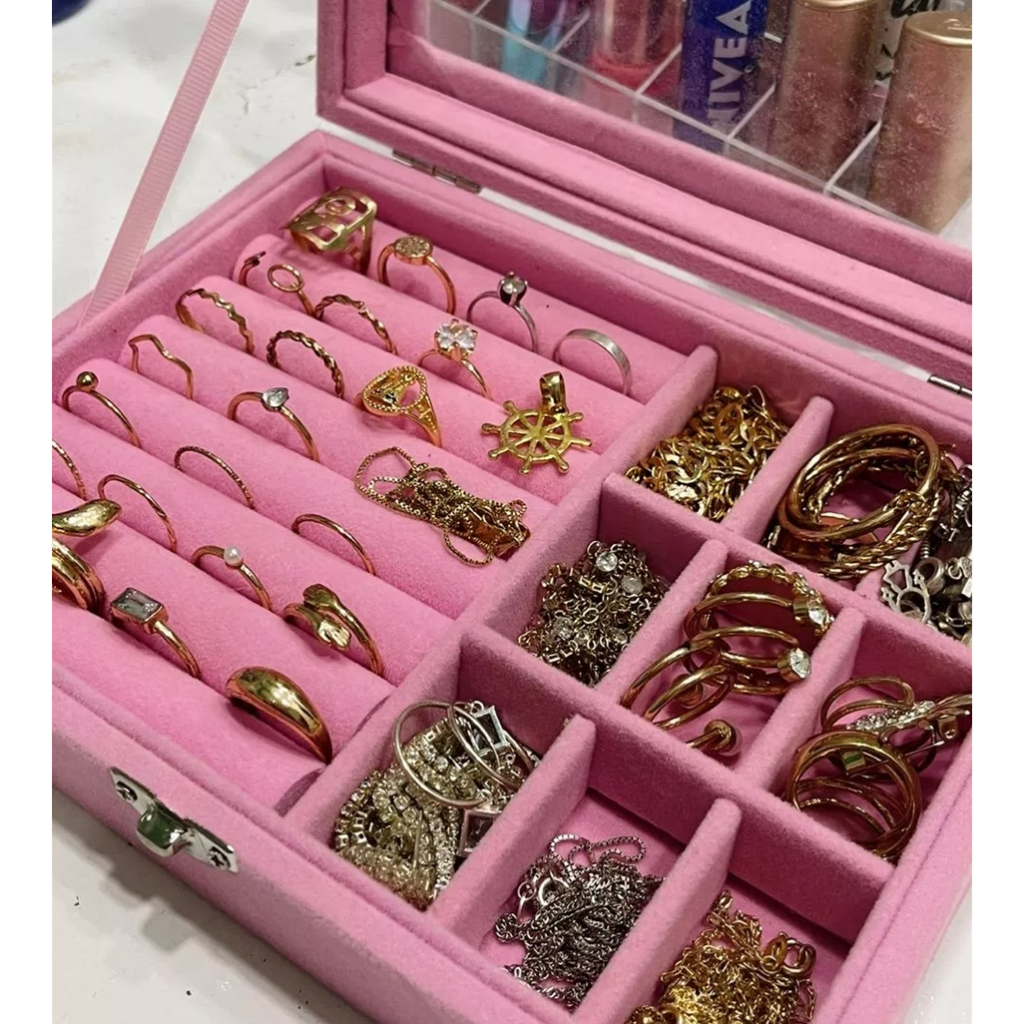 Caixa de presente transparente fosca de alta qualidade Caixas de jóias uma camada em Oferta na Shopee