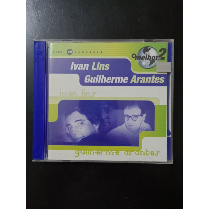 CD Duplo O Melhor De 2 Ivan Lins Guilherme Arantes Coletânea 2000