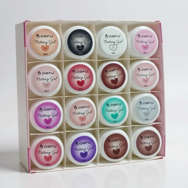 Kit Completo 16 Cores Gel Paint Esfumado Perfeito Para Unhas Gel Manicure Nail Designer Al...