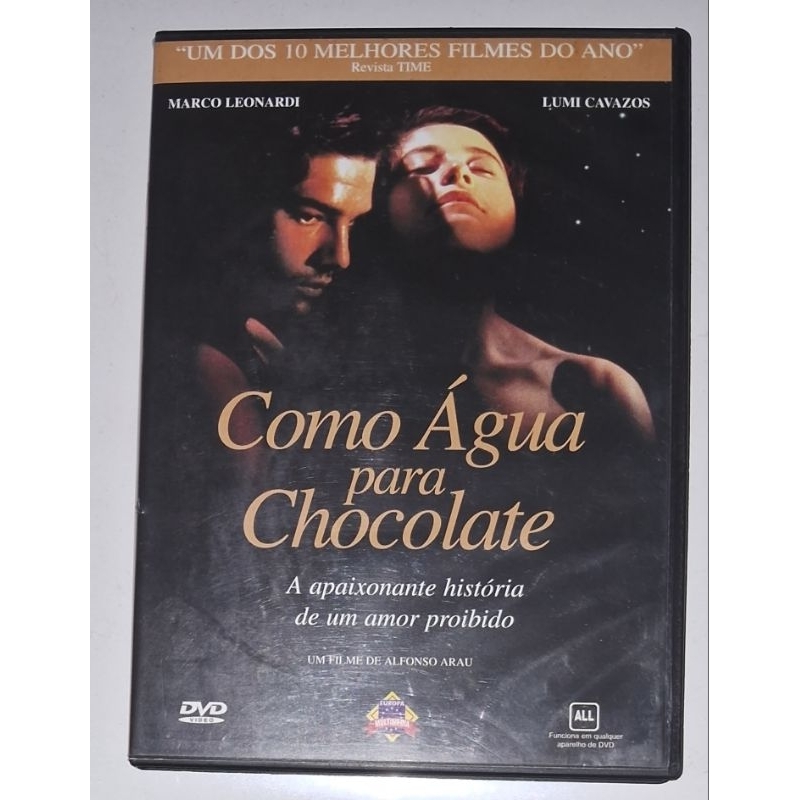 dvd - Como água para chocolate  - Marco Leonardi/Lumi Cavazos - filme mexicano  - romance
