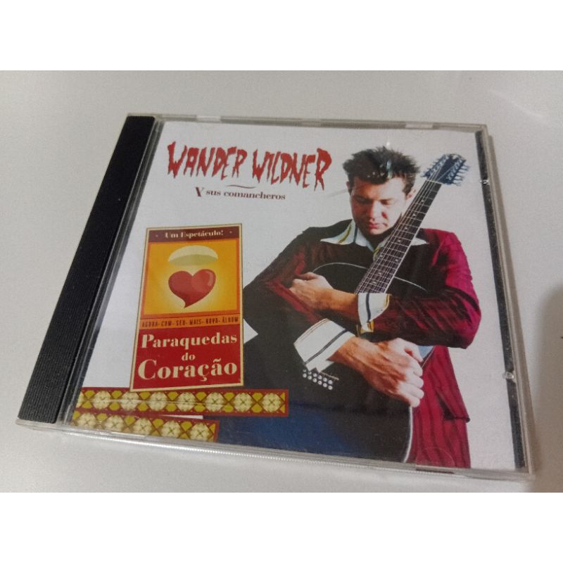CD Wander wildner paraquedas do coração autografado ótimo estado mídia e capa