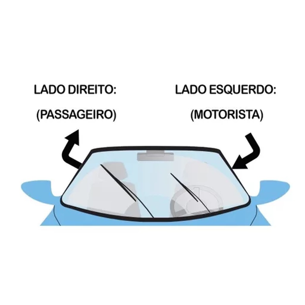 Braço Limpador Dianteiro + Palheta Fiat Uno Premio Elba Fiorino 1980 1990 1995 2000 2002 2005 2010