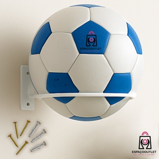 Suporte Bola Futebol Basquete Vôlei + Parafusos e Buchas Aço Reforçado 14x14cm em Oferta na Shopee