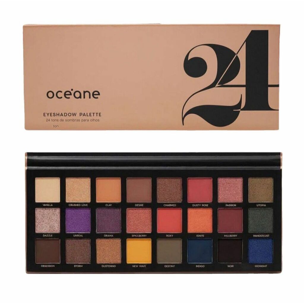 Oceane - Paleta de Sombras Eyeshadow 24 Cores