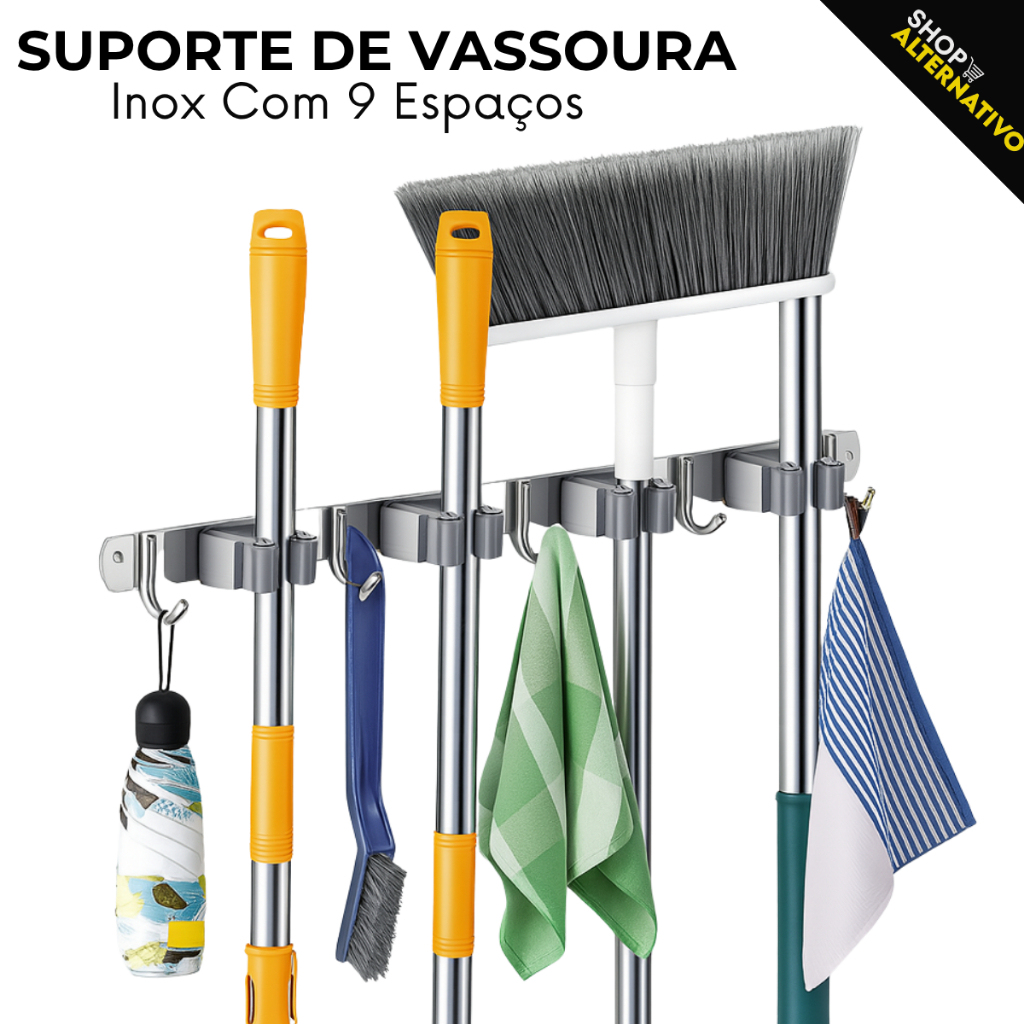 Suporte de Vassoura Moderno: Onde Comprar | BuscaProdutos