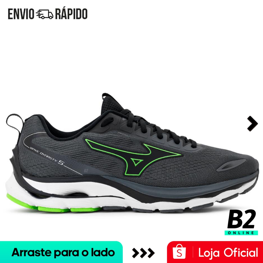 Tênis Mizuno Wave Dynasty 5 Masculino 100% Original Com Nota Fiscal e Garantia
