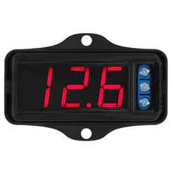 Voltimetro Digital Taramps Vtr 1000 Led Medidor De Bateria Som Automotivo