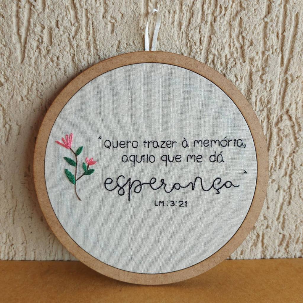 Quadro bastidor bordado a mão enfeite decoração enfeite para parede e presente criativo